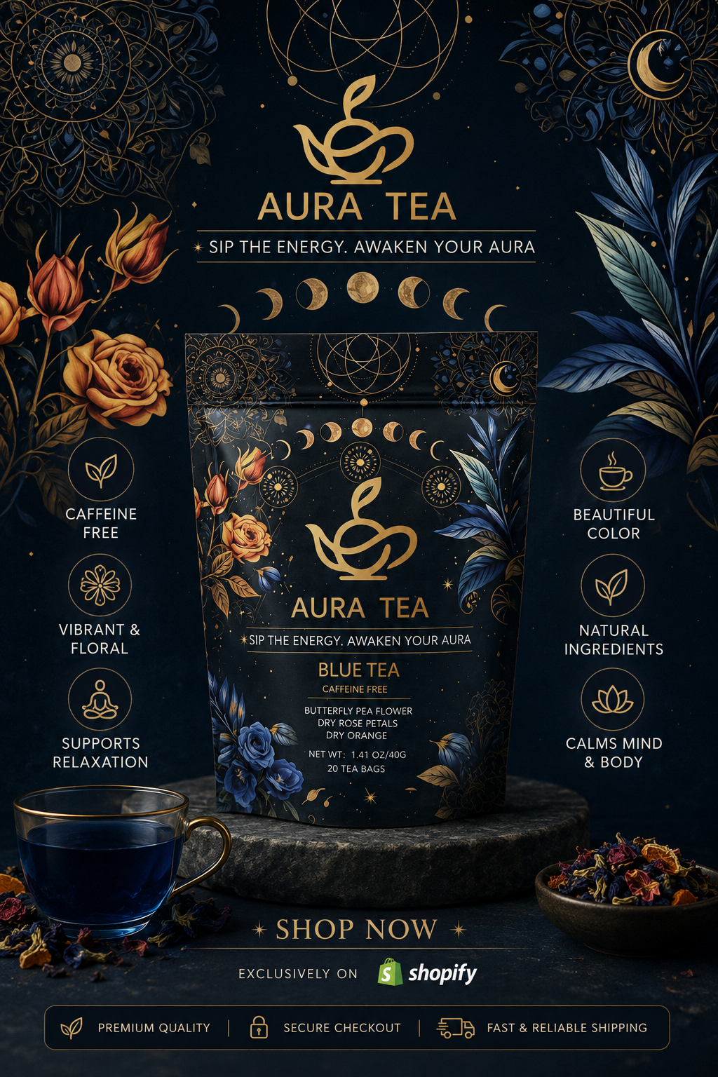 Aura Blue Tea
